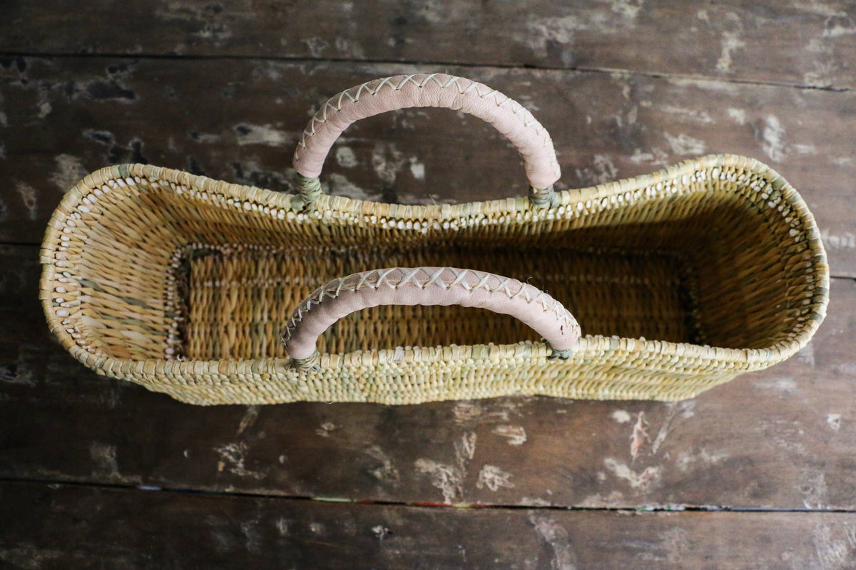 Medina - Garden Trug Basket, Brown: Natural