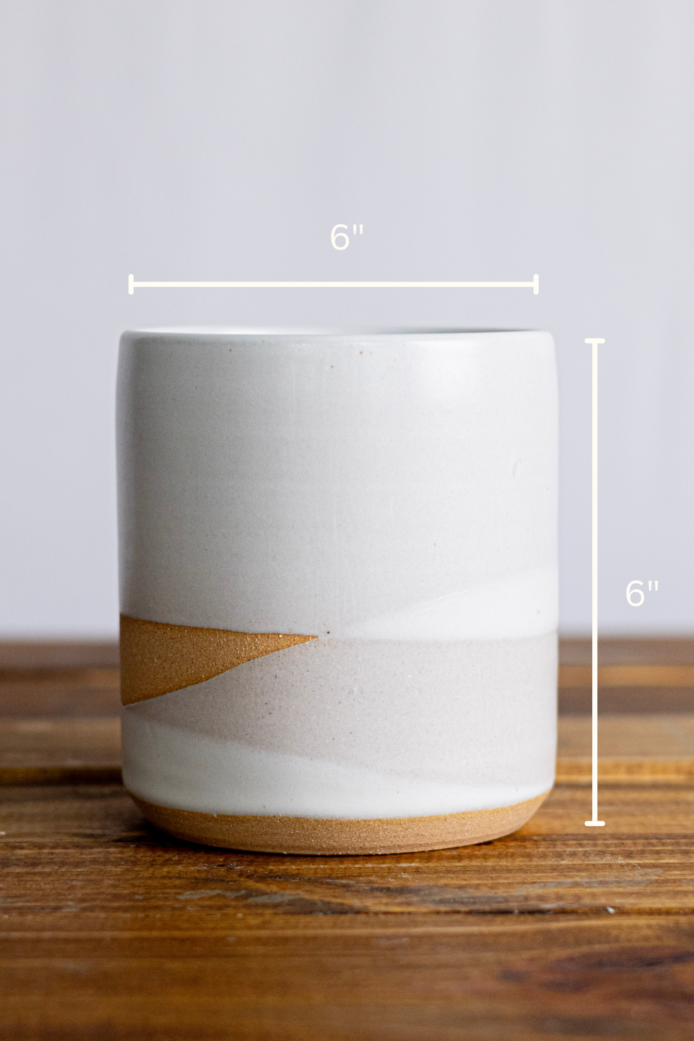 Handmade Criss-Cross Utensil Holder – Ceramic Crock