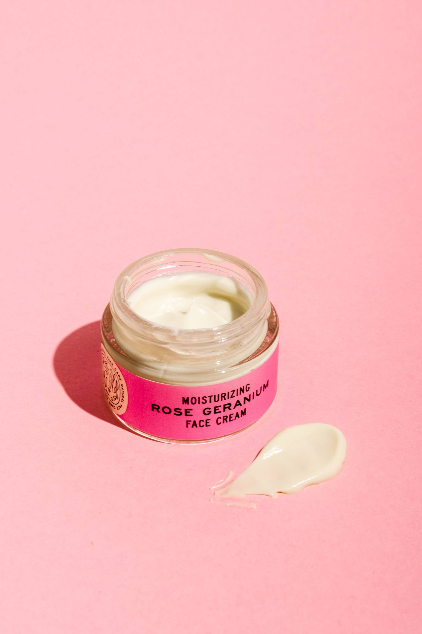 Rose Geranium Organic Herbal Face Cream / 1 oz