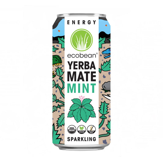 Mint Yerba Mate, Organic (16 oz) - Ecobean