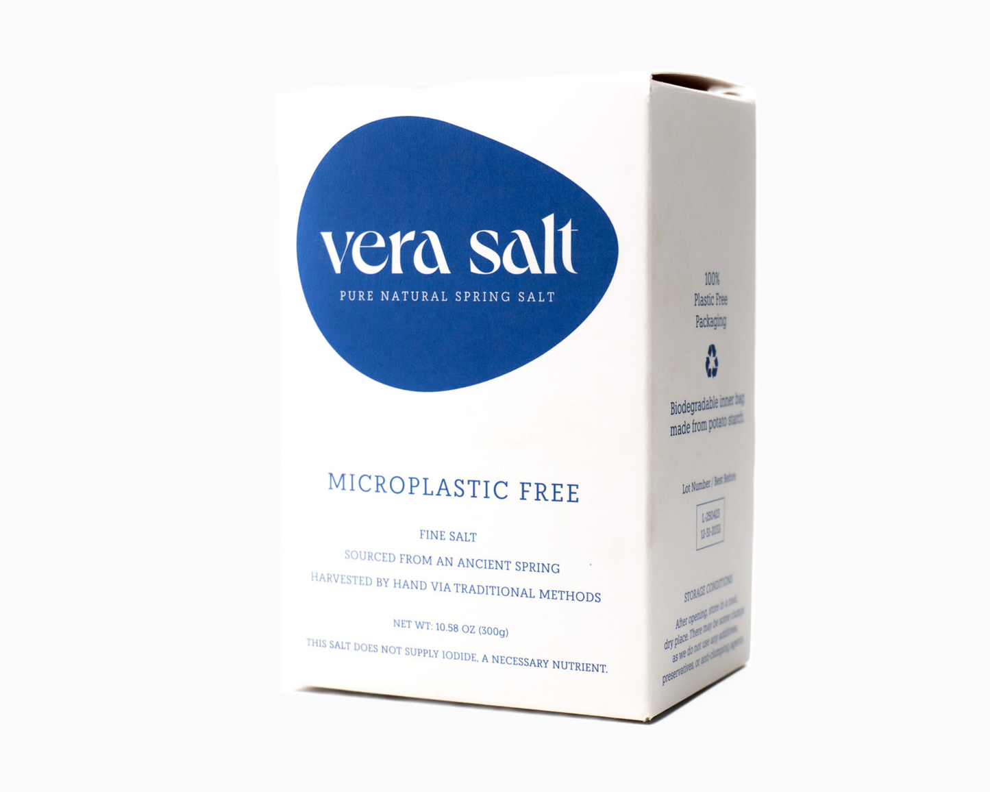 Vera Salt - Fine Spring Salt (300g) - Microplastic Free