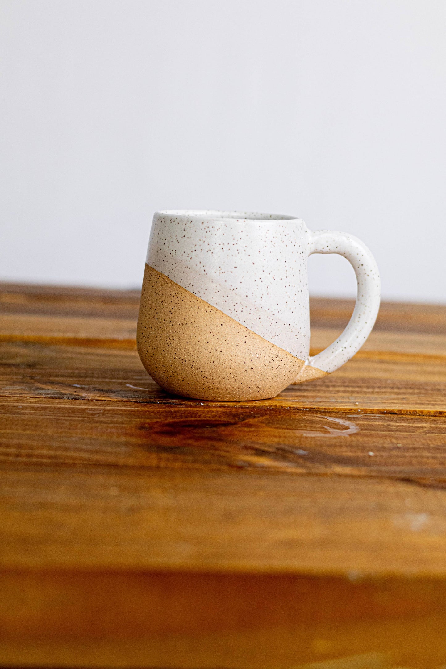 Ceramic Round-Bottom Coffee Mug - 12 ounce