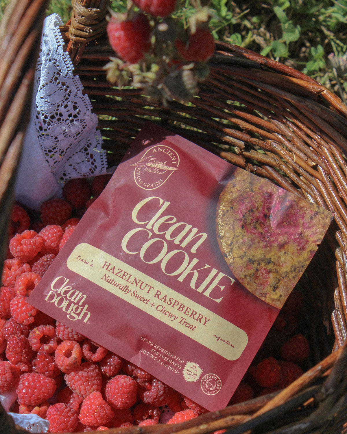 Hazelnut Raspberry Clean Cookie
