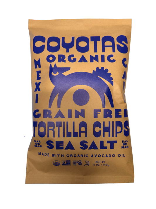 Organic Grain Free Tortilla Chips Sea Salt COYOTAS
