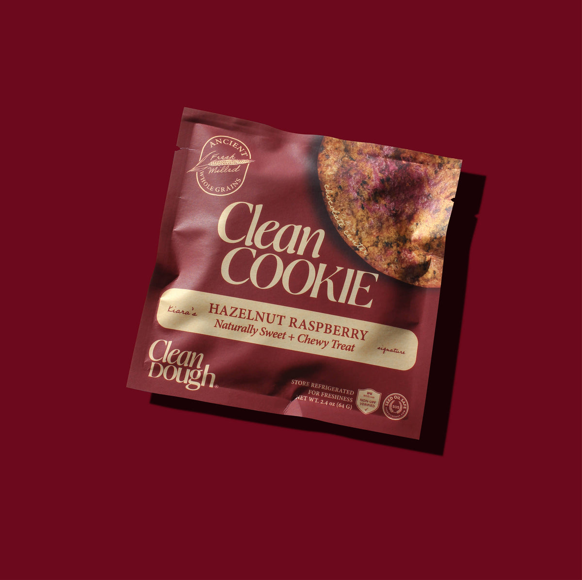 Hazelnut Raspberry Clean Cookie