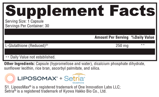 Liposomal Glutathione (30 veg caps)