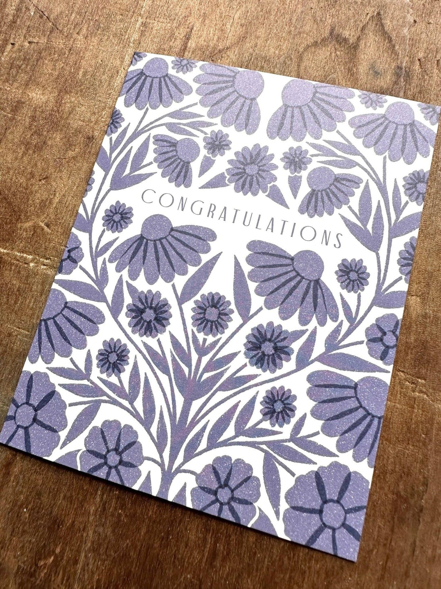 "Congratulations," Greeting Card: Single Card