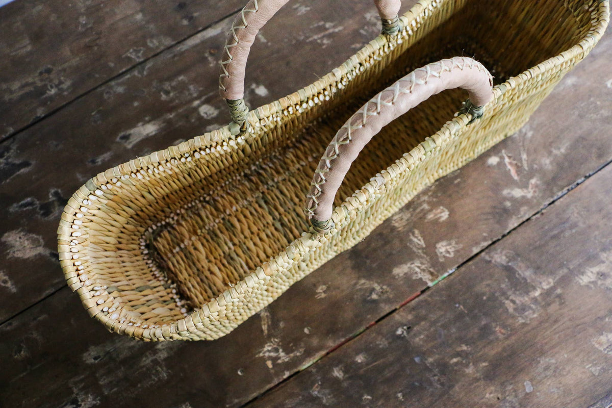 Medina - Garden Trug Basket, Brown: Natural
