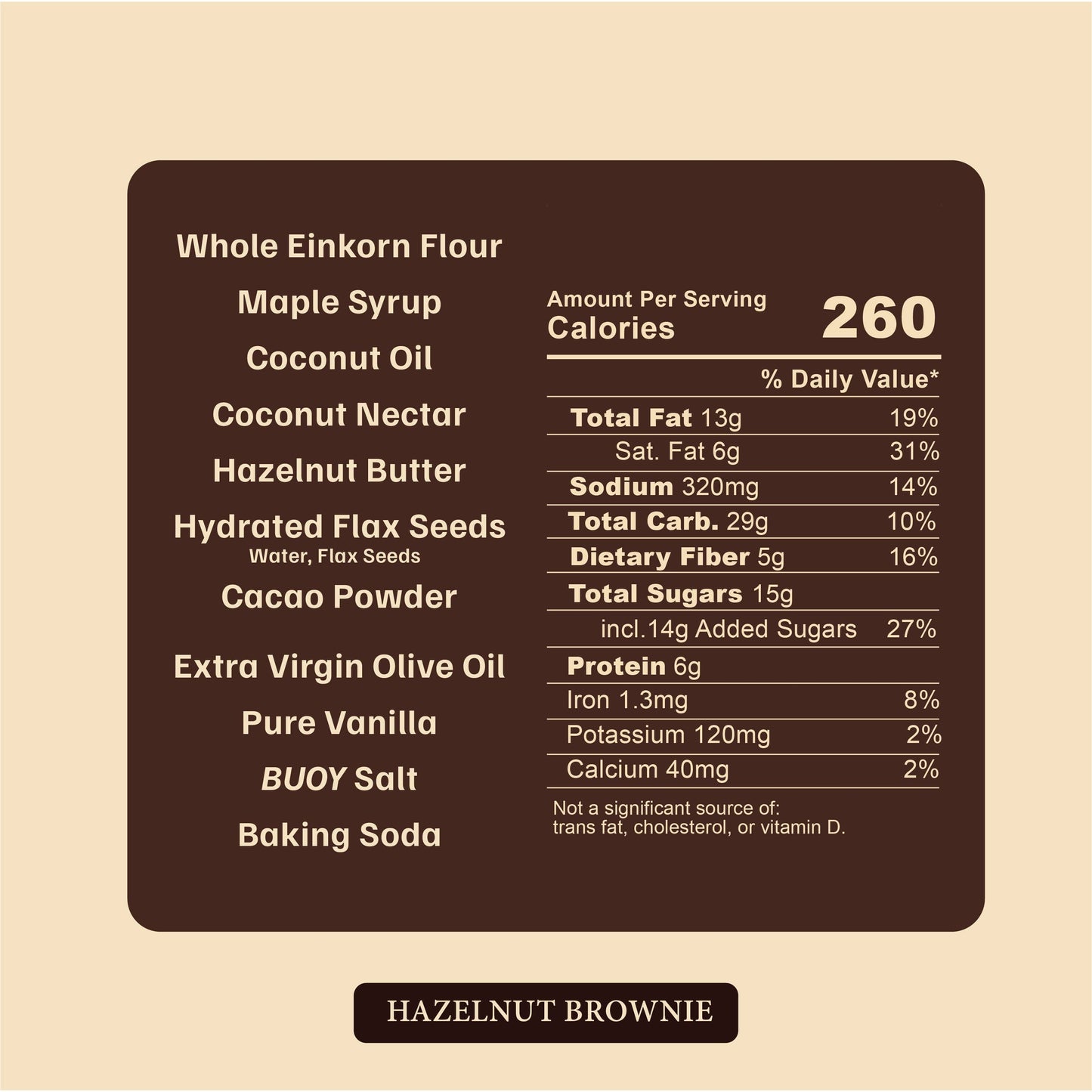 Clean Dough - Hazelnut Brownie Clean Cookie