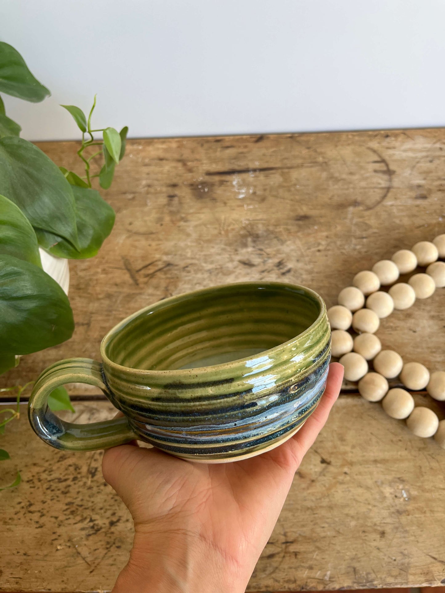 Soup Mug Cappuccino Cup Bowl with Handle