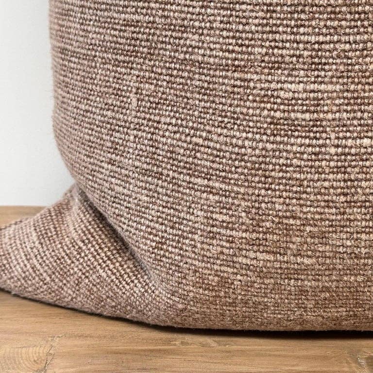 bloom home inc - Co. Alora Heavy Woven Linen – Havane: 24″ x 24″