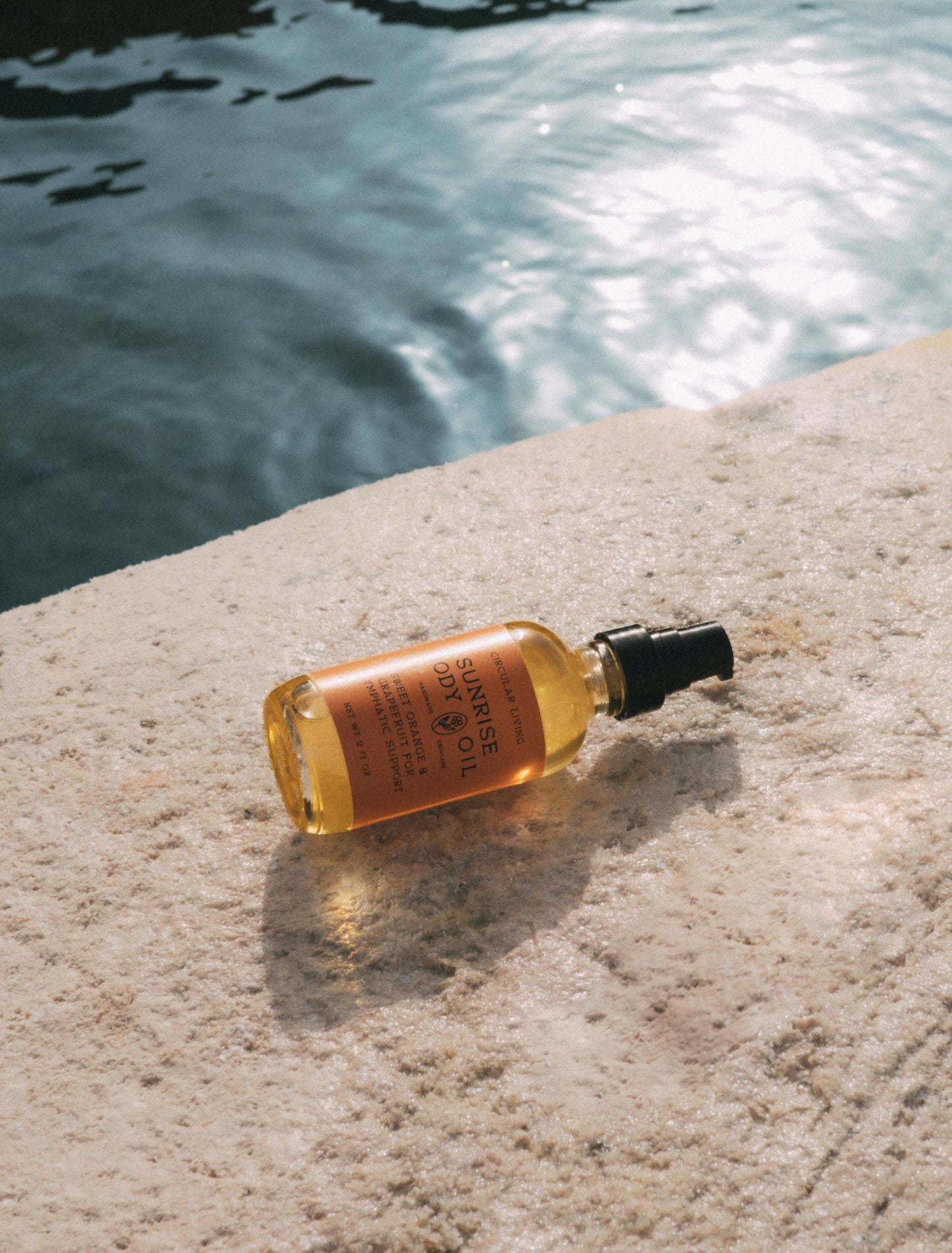 Sunrise Body Oil, Sweet Orange & Grapefruit: Pump Top (Reusable) 4 fl oz