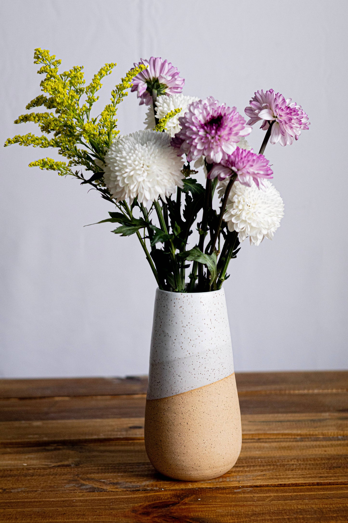 Handmade ceramic Round Bottom vases