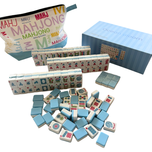Mahjong Studios - Mahjong Studios – American Mahjong Tile Set Ocean Bloom: Ocean Bloom
