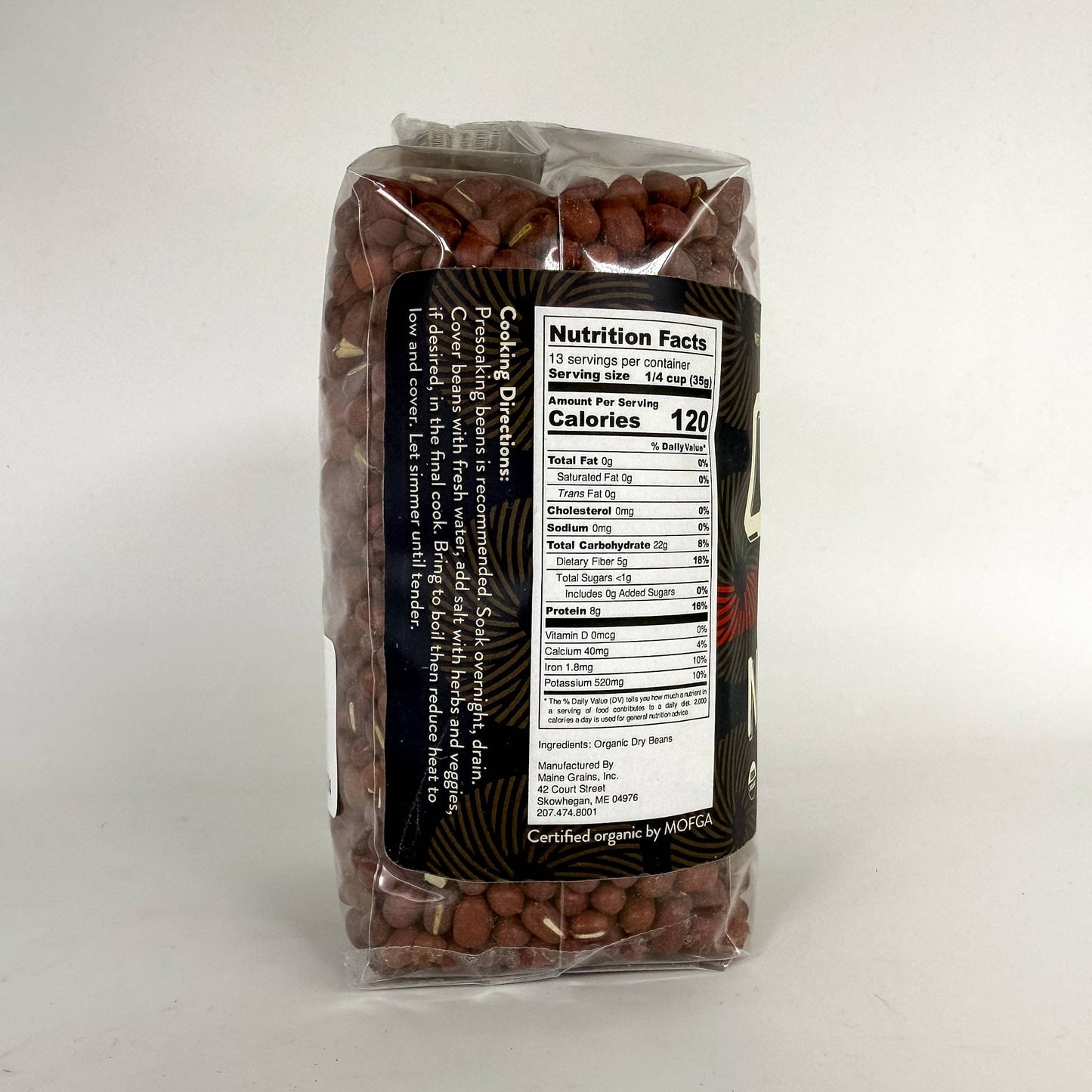 Maine Grains Organic Adzuki Beans (1 lb)