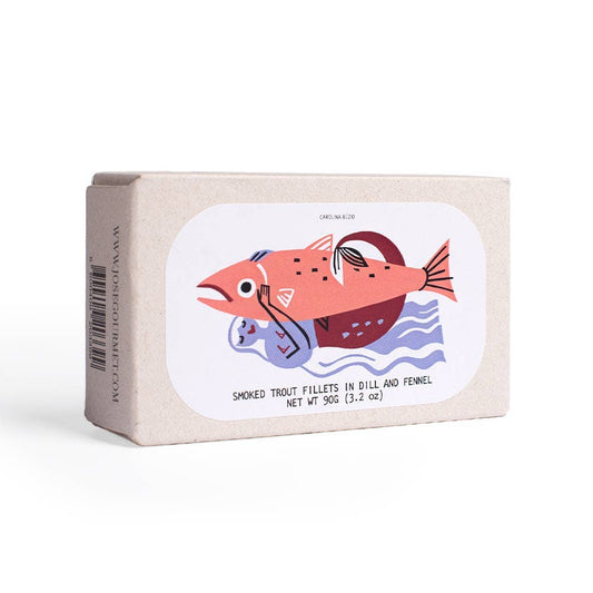 Cold-Smoked Trout Fillets in Dill and Fennel (3.2 oz)