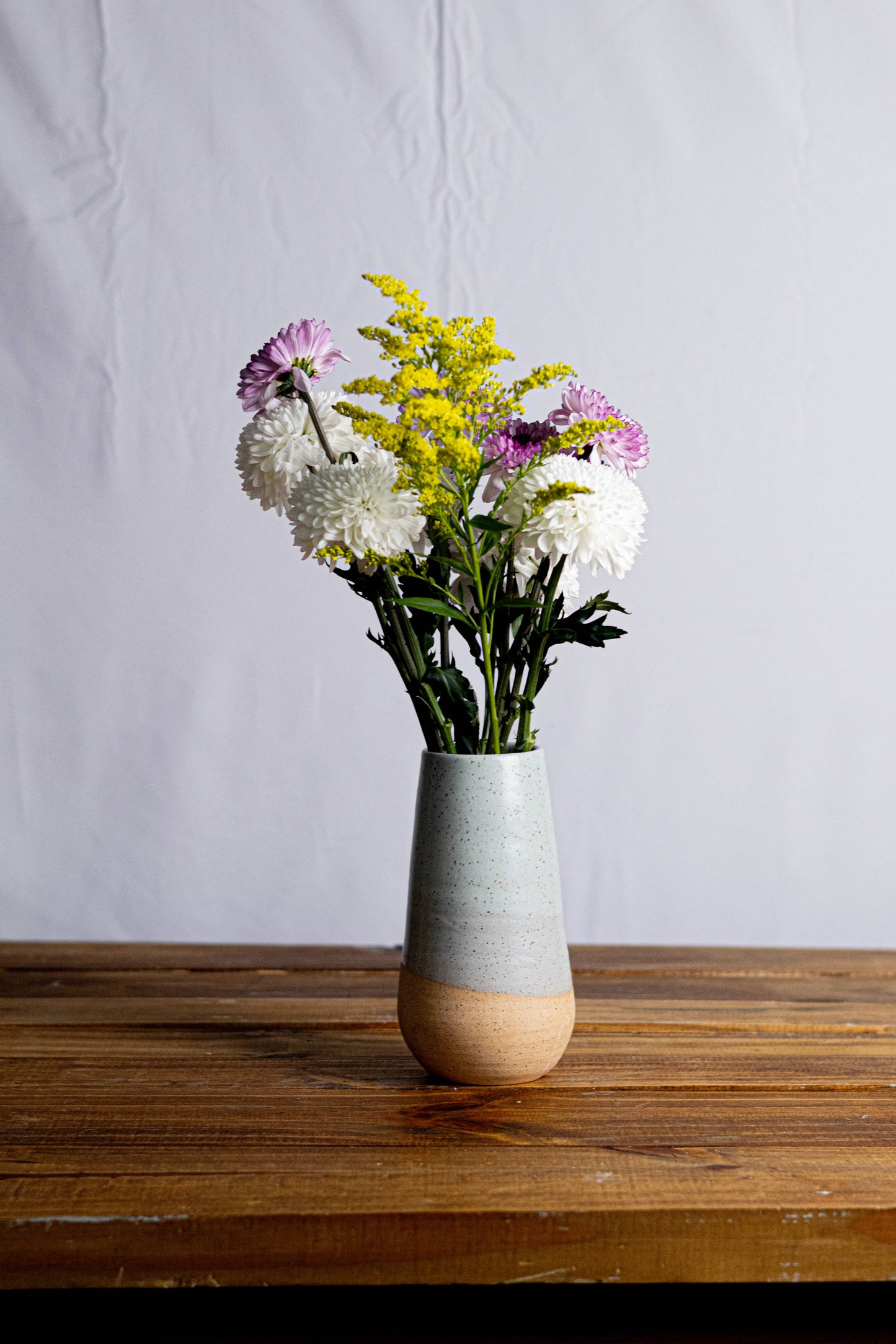 Handmade ceramic Round Bottom vases