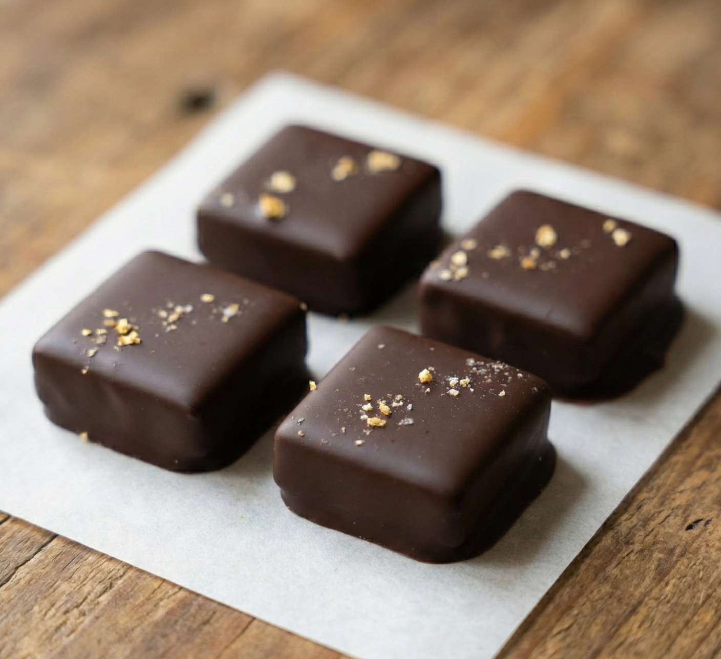 Chocolate Truffle, 71% Dark - Vermont Maple (4 pieces)