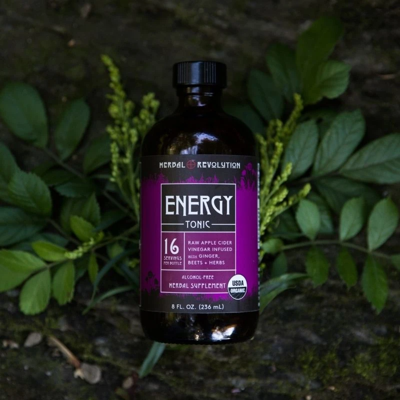 Energy Tonic - Raw ACV w/Mother, Beets, Daily Energy Support (8 fl oz)