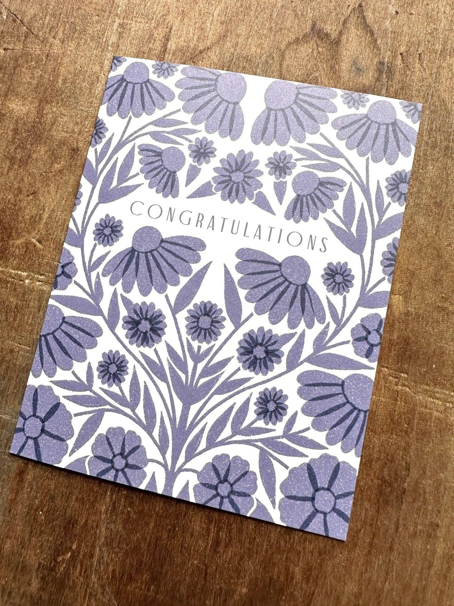 "Congratulations," Greeting Card: Single Card