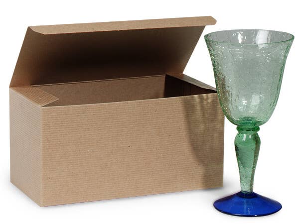 Nashville Wraps - Recycled Brown Kraft Gift Boxes: 50 Pack / 9x9x5"