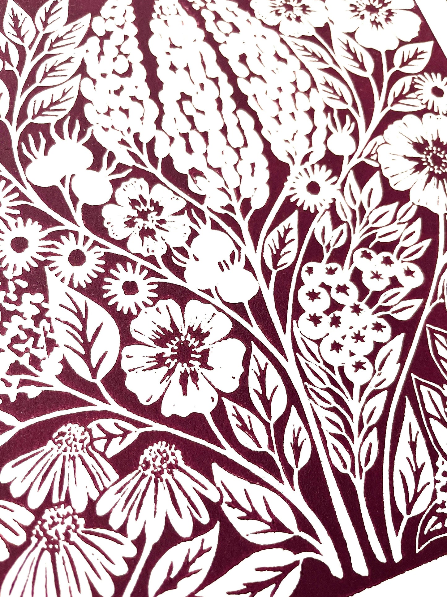 Hand Block Printed Art Print - No. 633