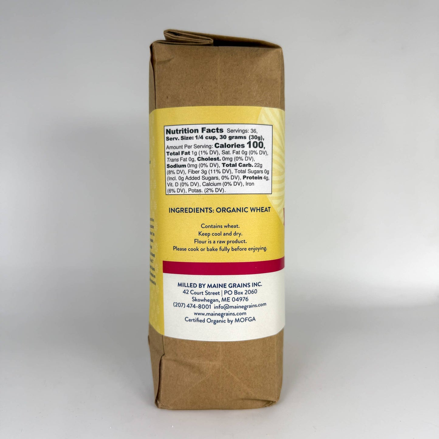 Maine Grains Organic Whole Wheat Flour (2.4 lbs)