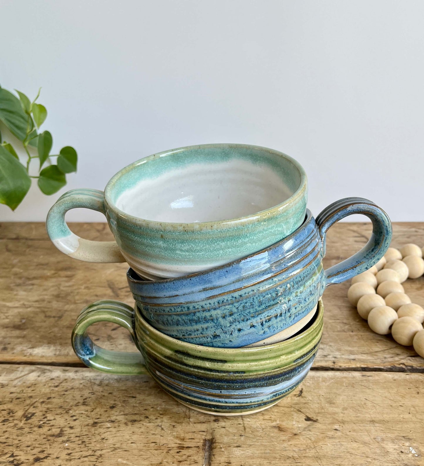 Soup Mug Cappuccino Cup Bowl with Handle