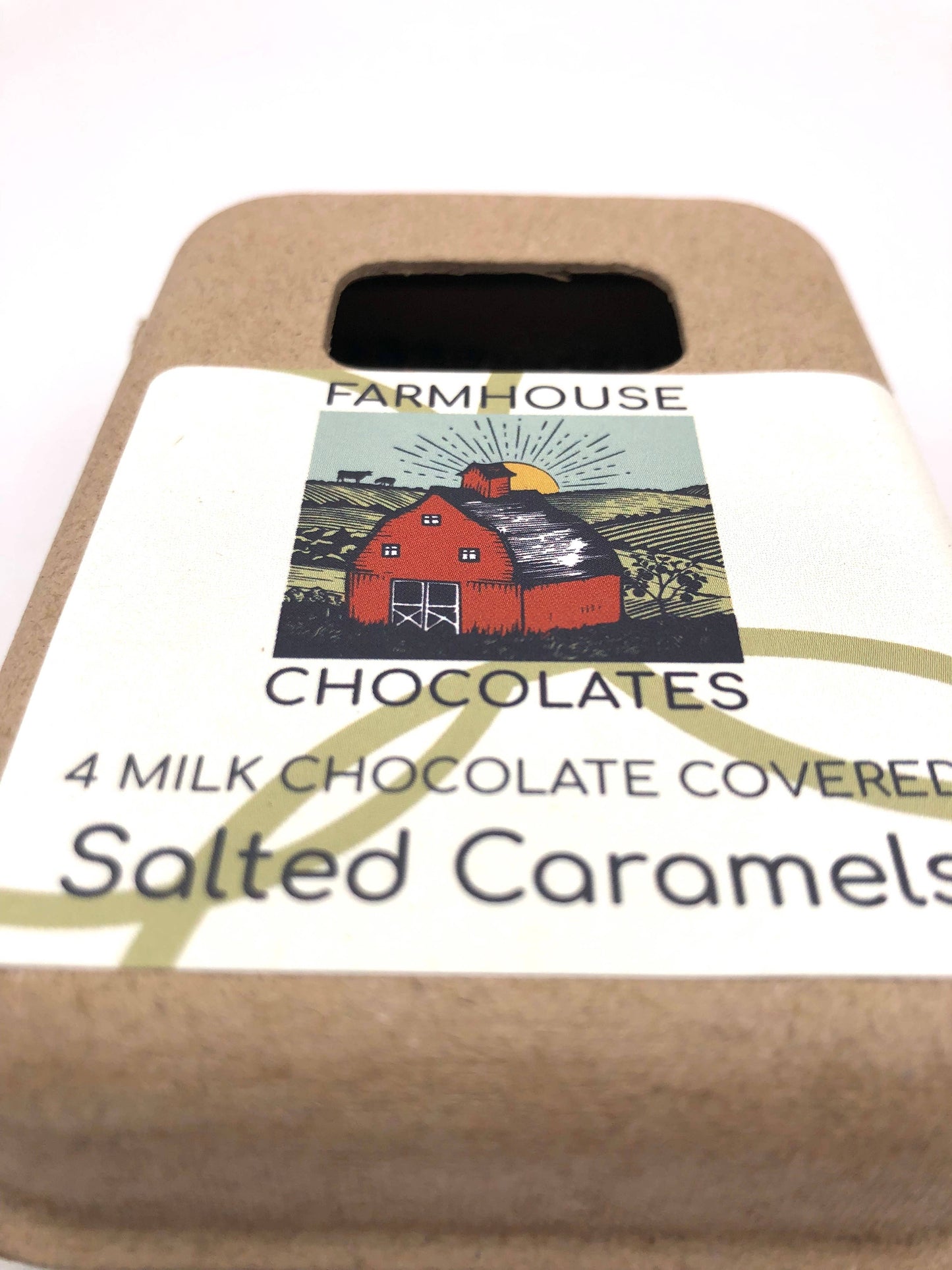 Caramels - 38% Milk Chocolate Covered, Salted (4 pieces)