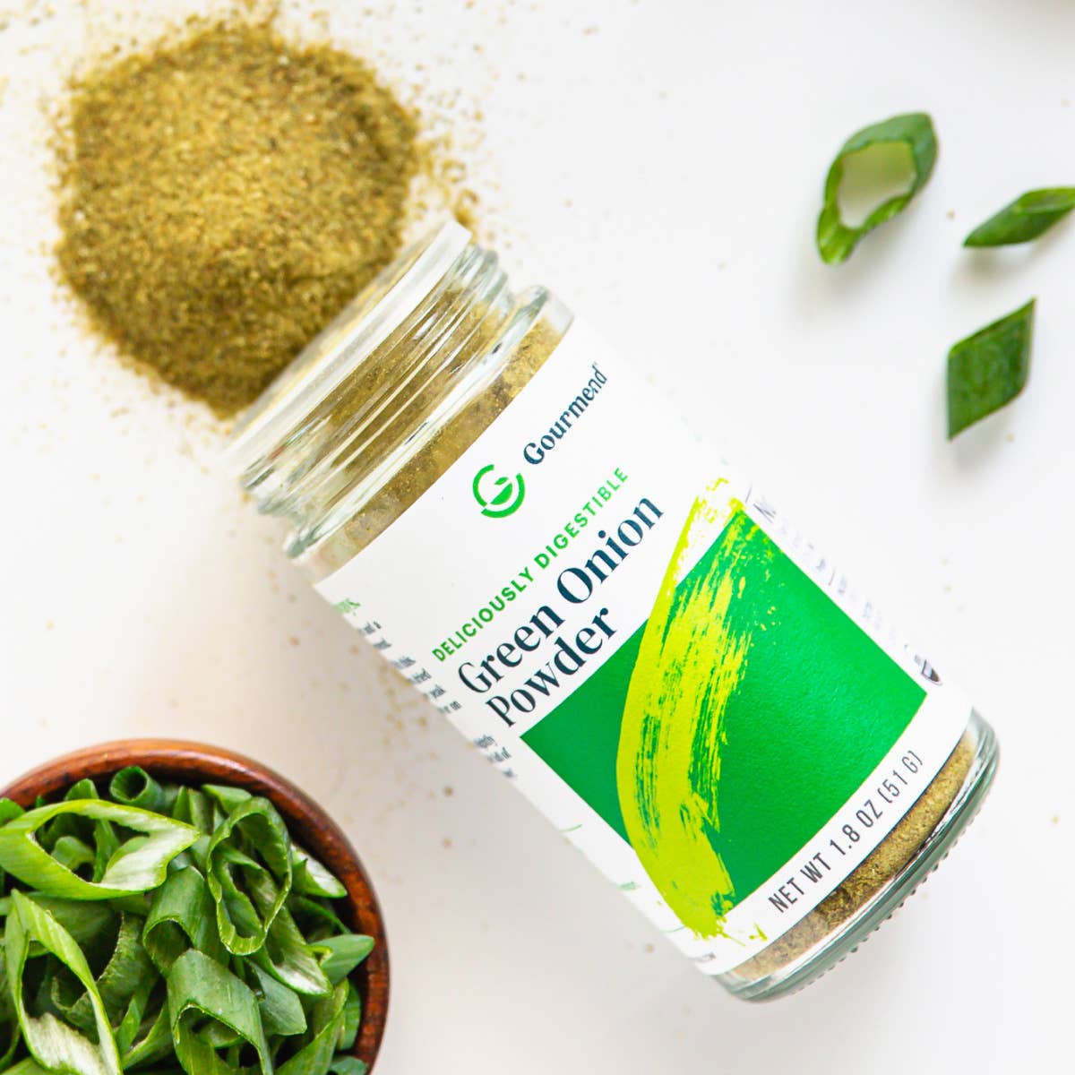 Gourmend Foods - Green Onion Powder (Organic, Low FODMAP, Single Origin)