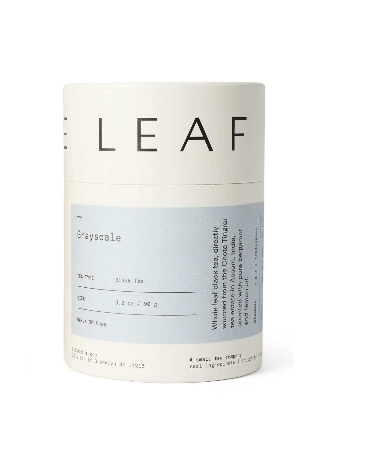Loose Leaf Black Tea - Grayscale