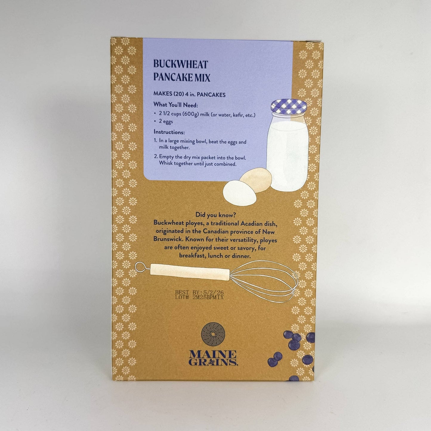 Maine Grains Buckwheat Pancake Mix (440 g)