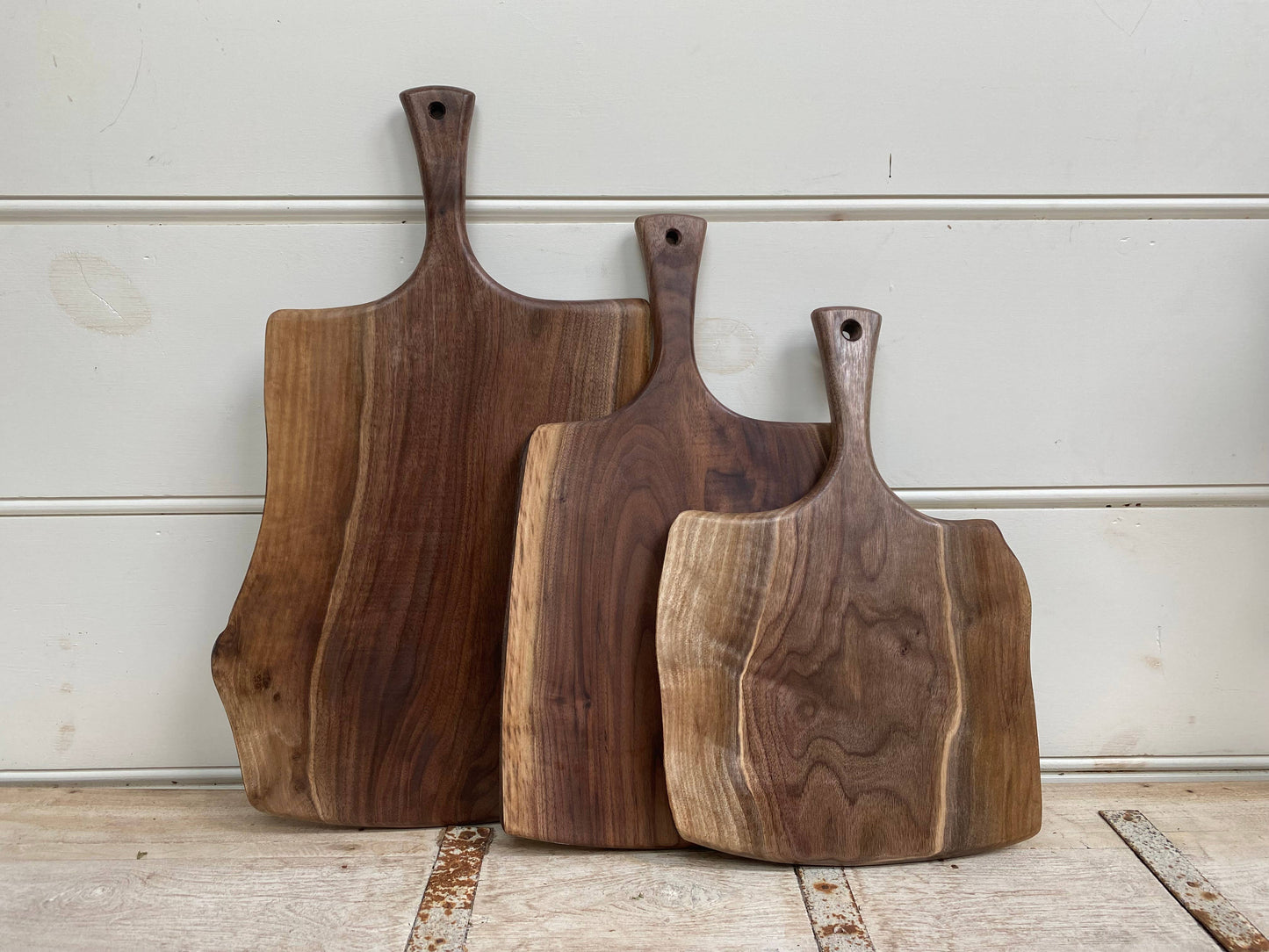 21" BLACK WALNUT SERVING BOARD W/ HANDLE