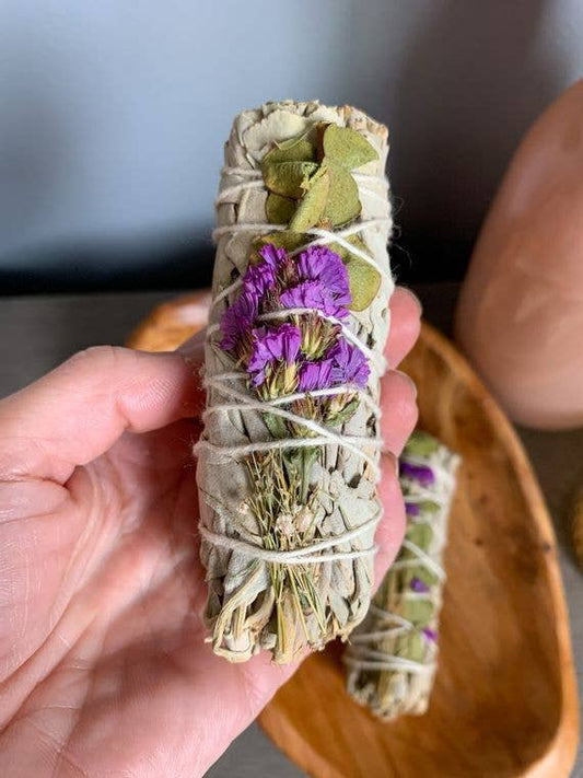 'PROTECTION' Smudge Stick [White Sage + Eucalyptus]