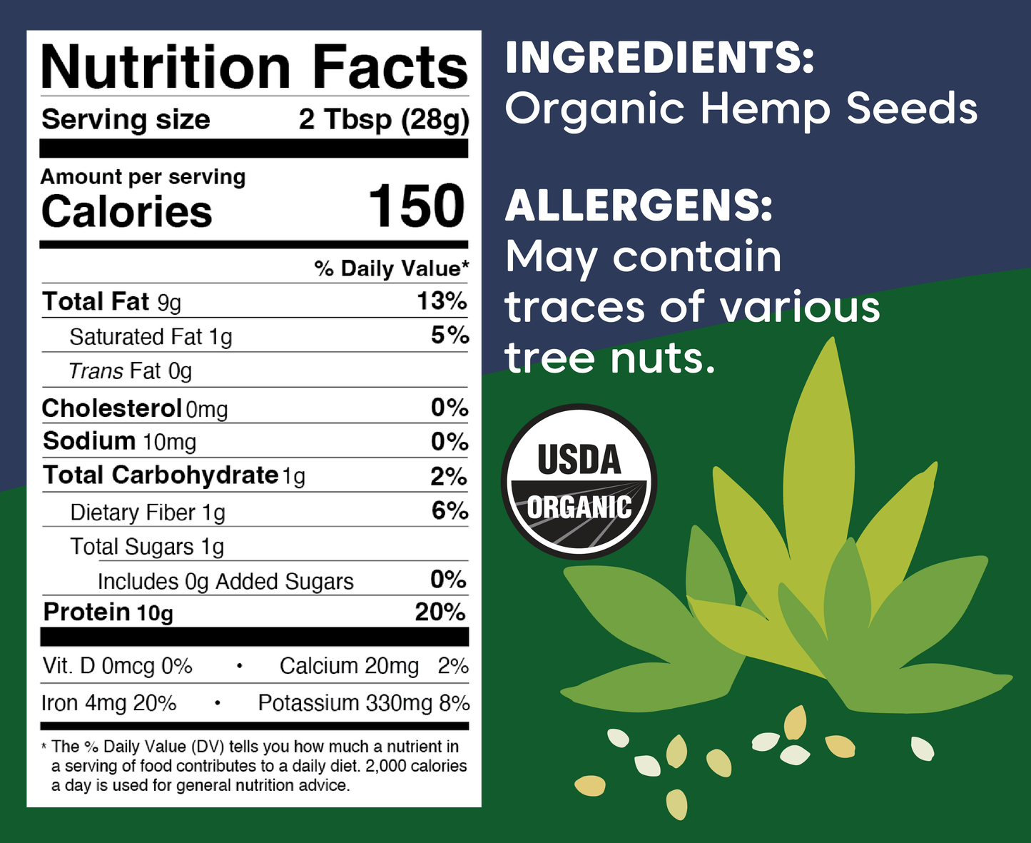 Hemp Seed Butter, Raw - Organic (8 oz)