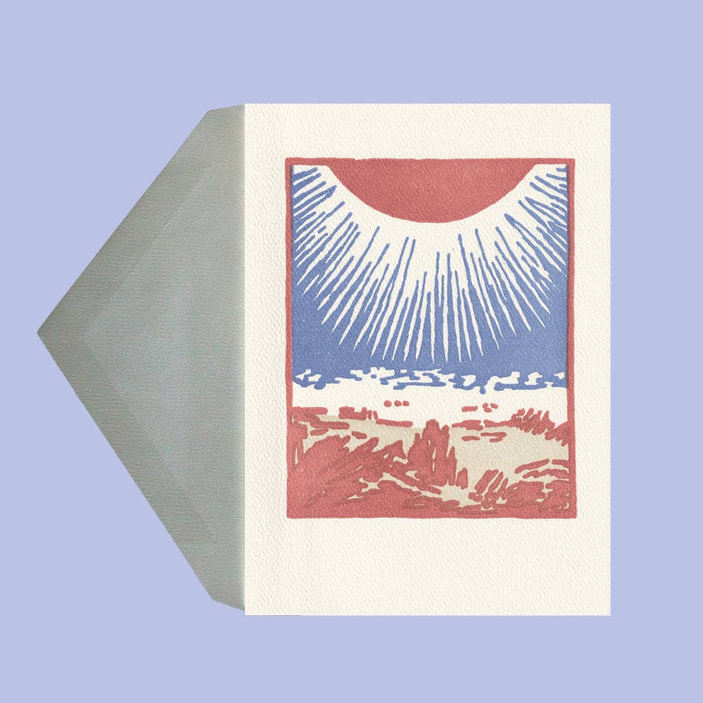 Sunbeams Greeting Card, Blank Inside
