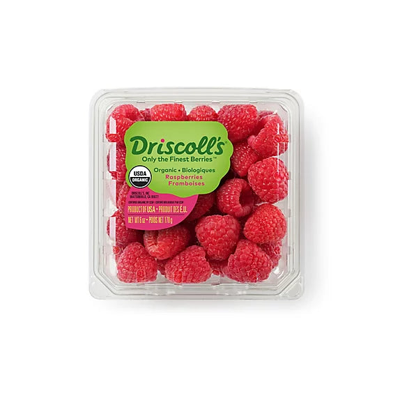 Raspberries - Organic, Driscoll ($8.50/ea)