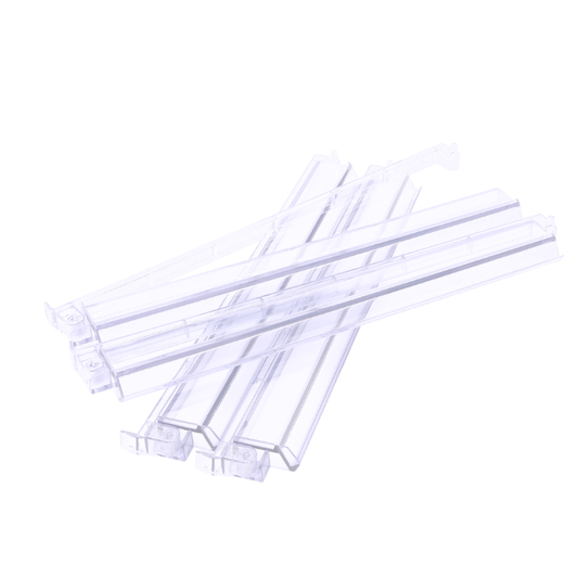 Mahjong Studios - Mahjong Rack and Pusher Set of 4 - Multi Colors Blue Purple Red Green Clear: Clear