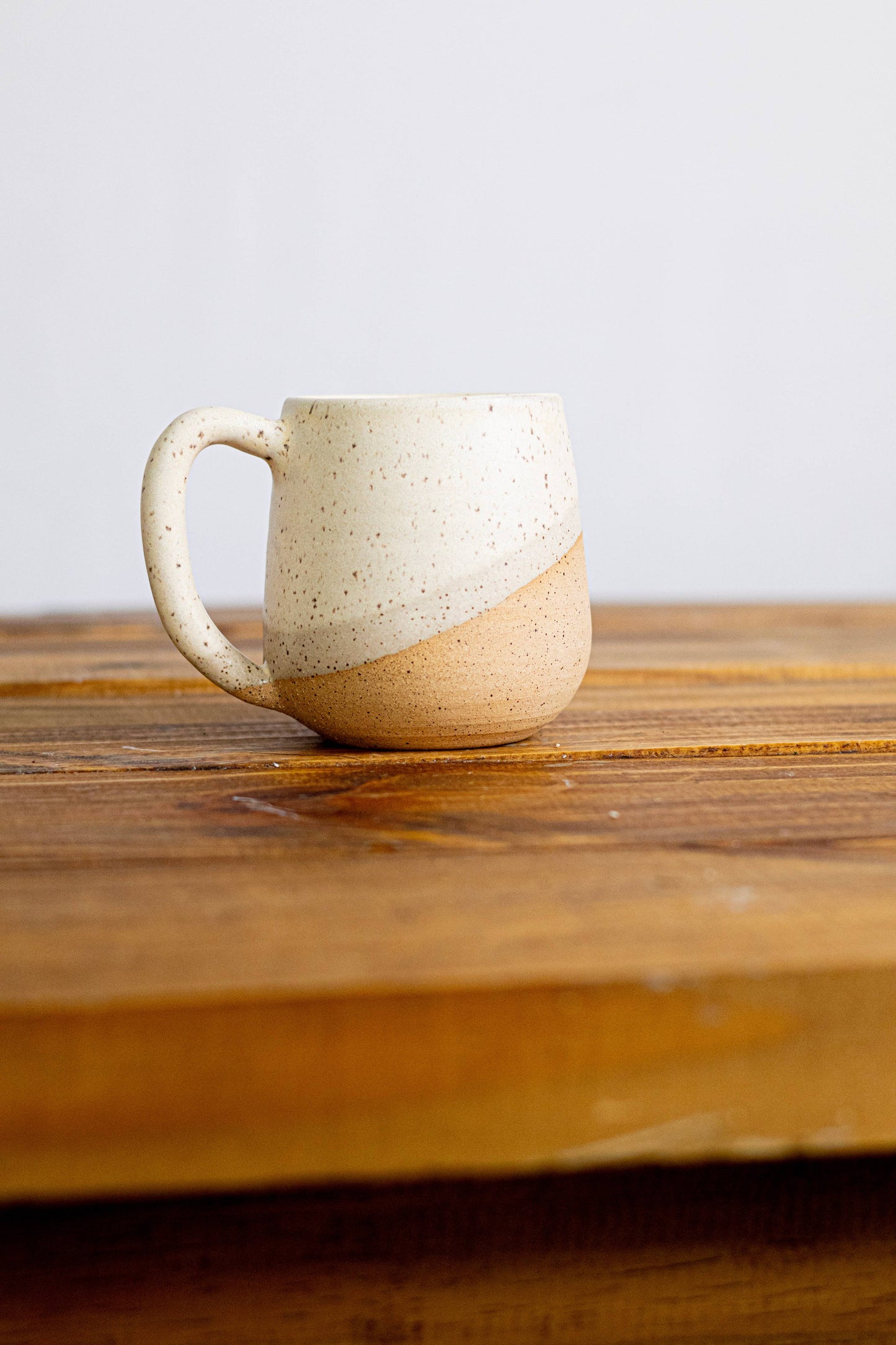 Ceramic Round-Bottom Coffee Mug - 12 ounce