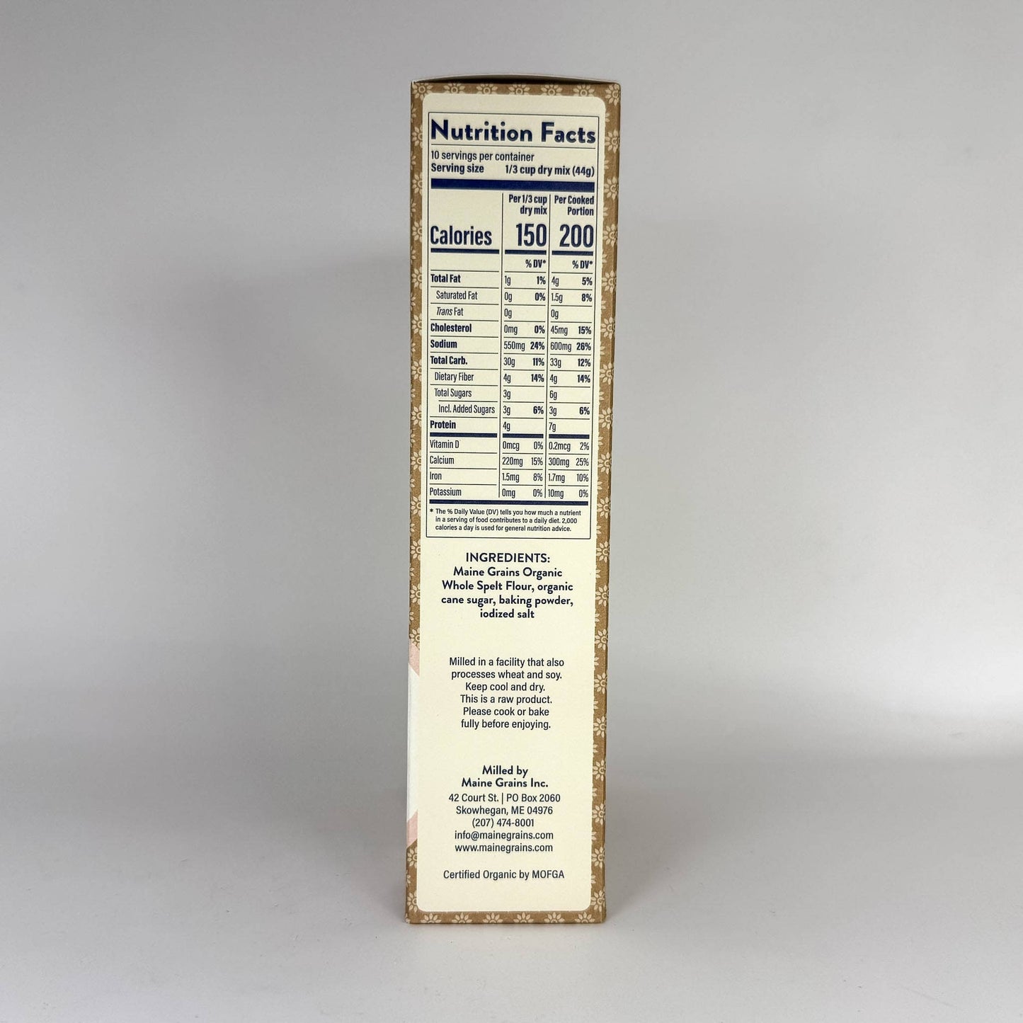 Maine Grains Spelt Pancake Mix (440 g)