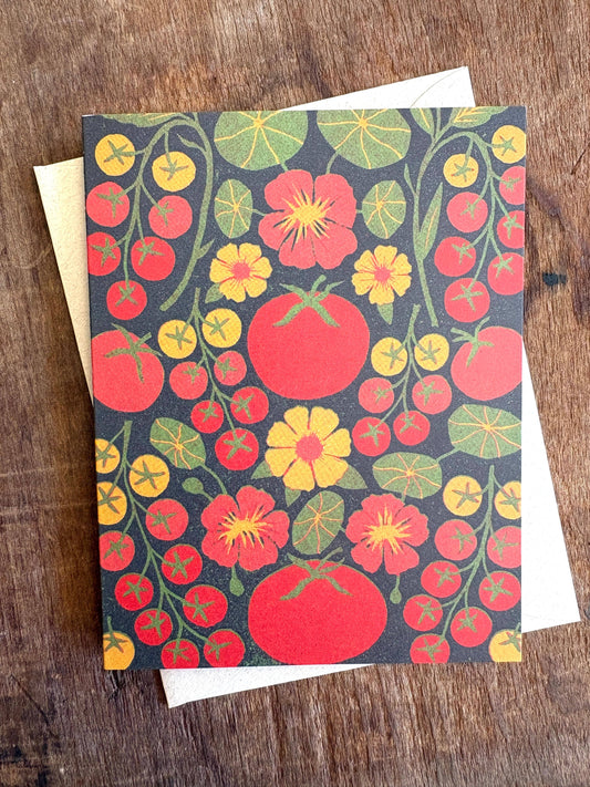 Greeting Card - Tomatoes Blank Greeting Card