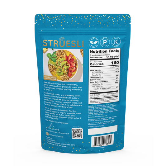 Struesli Granola Redefined - Cashew & Vanilla (9 oz)
