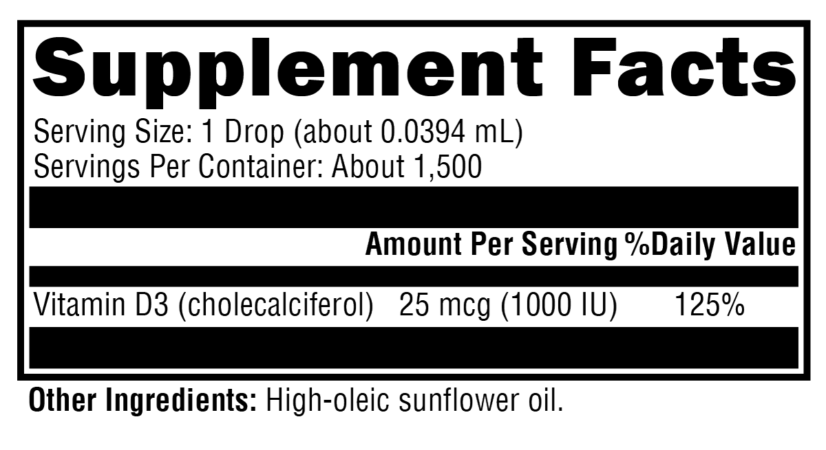 D3 Liquid (2.03 oz)