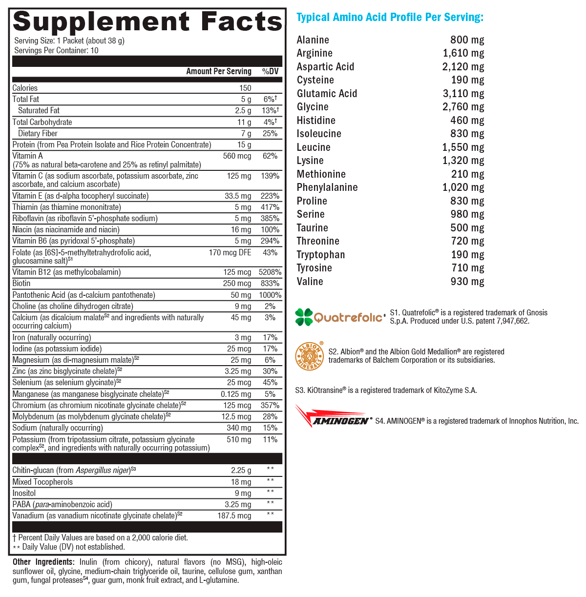 FIT Lean Food Complete - French Vanilla (10 servings)