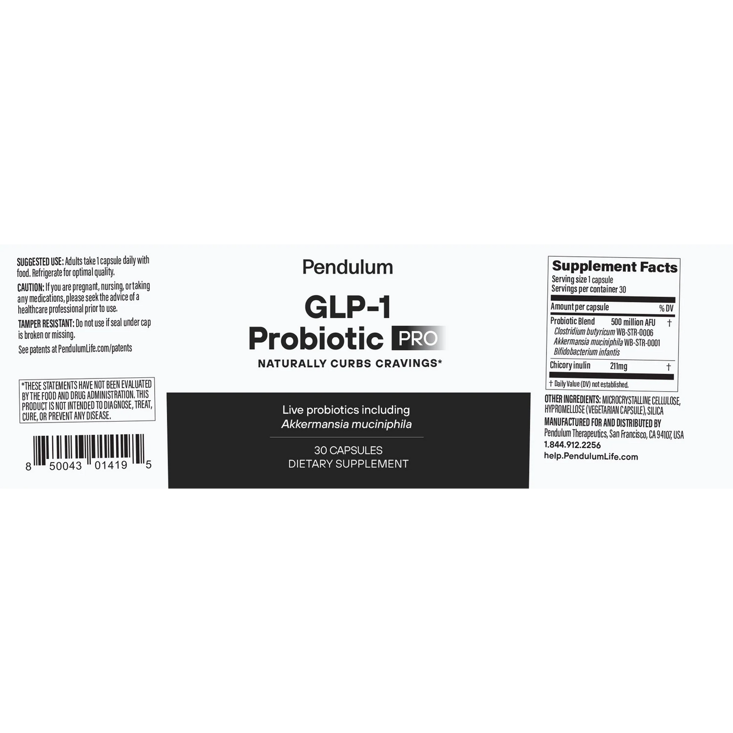 GLP-1 Probiotic Pro (30 caps)