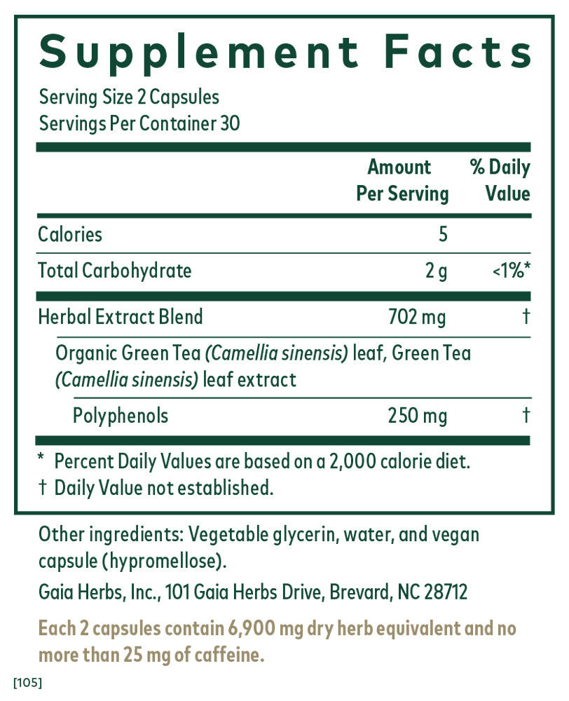 Green Tea (60 liquid phyto-caps)