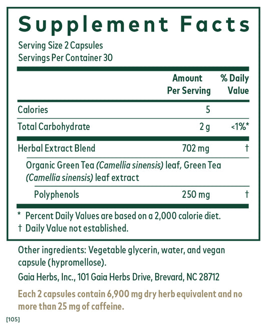 Green Tea (60 liquid phyto-caps)