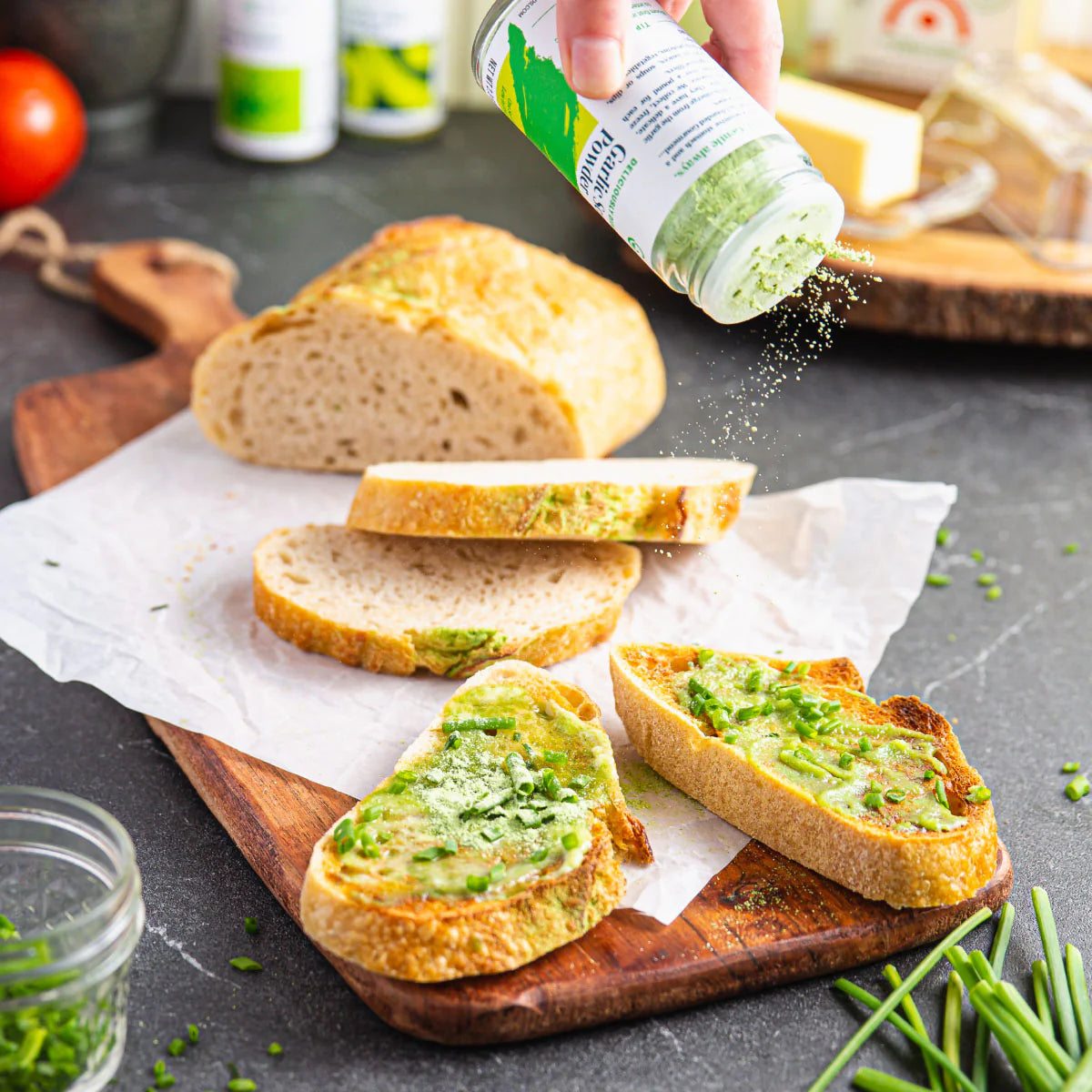 Garlic Scape Powder - Low FODMAP, Organic (2.3 oz)