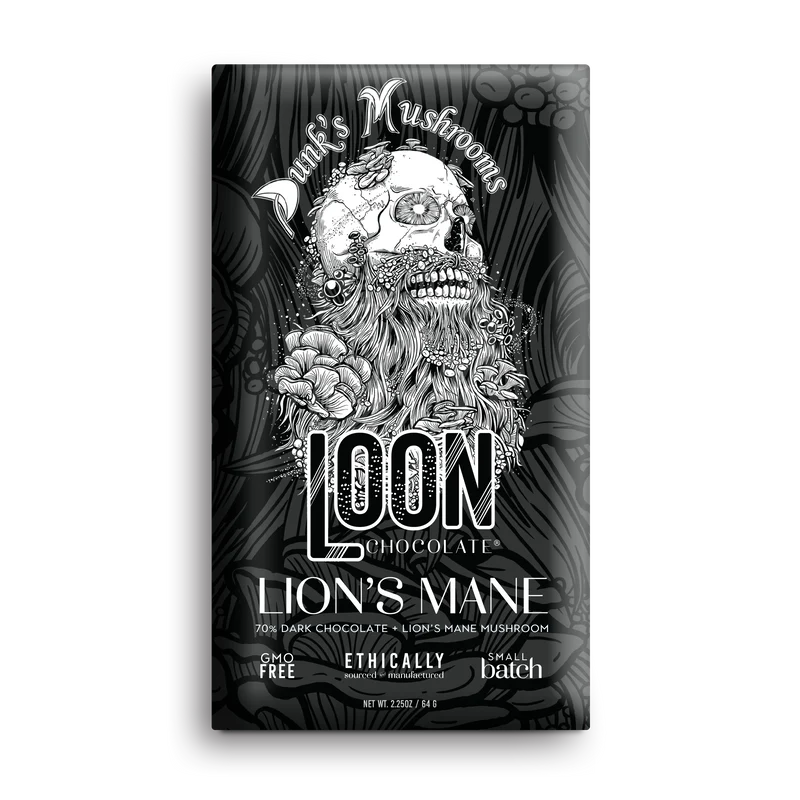 Chocolate Bar - 70% Dark, Lion's Mane (2.1 oz)