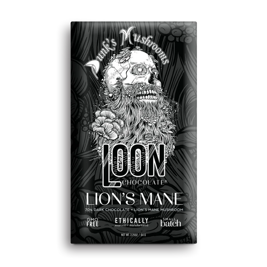 Chocolate Bar - 70% Dark, Lion's Mane (2.1 oz)